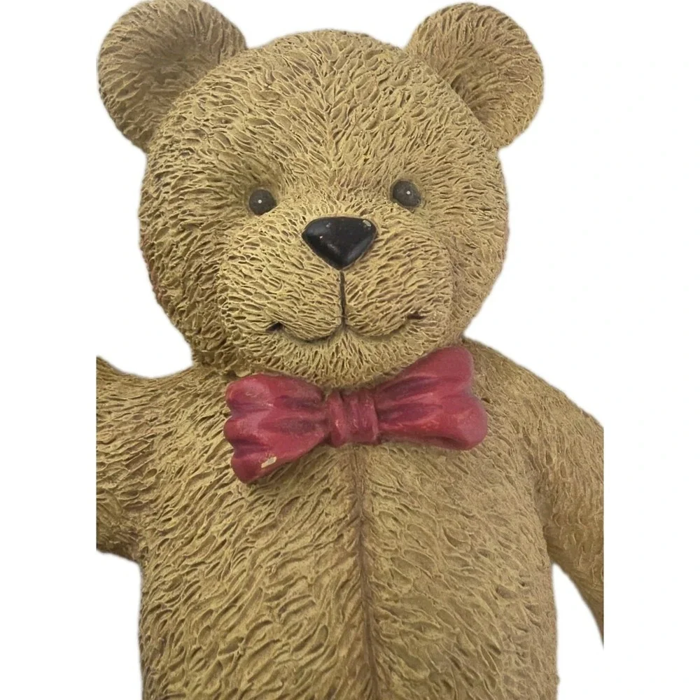 VTG 90s Home Interiors Kids Baby Teddy Brown Bear 7